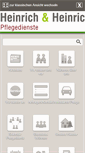 Mobile Screenshot of heinrich-heinrich.de