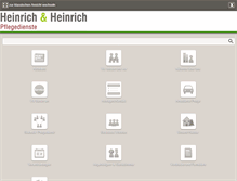 Tablet Screenshot of heinrich-heinrich.de